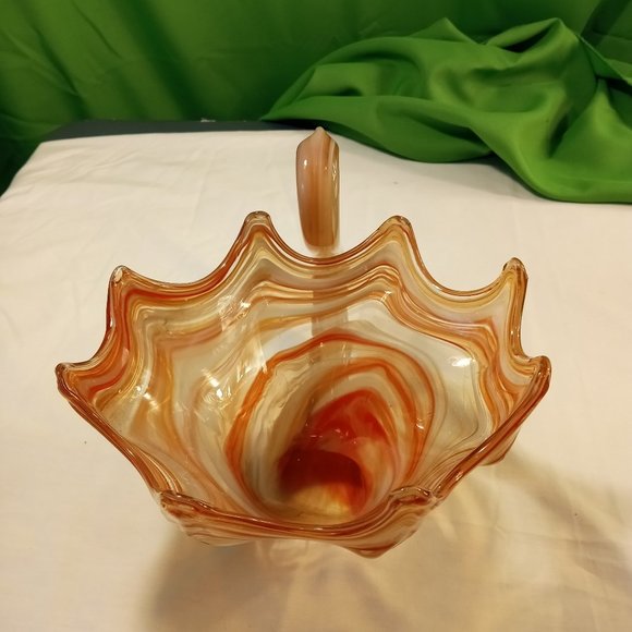 Mid Century Art Blown Glass Swan - Picture 4 of 14